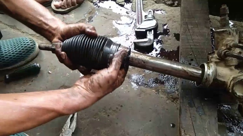 gejala rack steer rusak