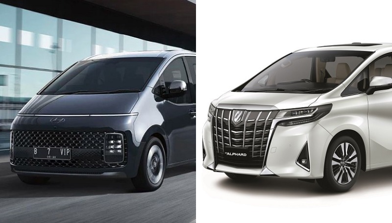 hyundai staria vs toyota alphard