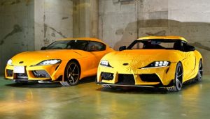 Replika Toyota GR Supra dari 470 Ribu Lego Muncul di Jepang