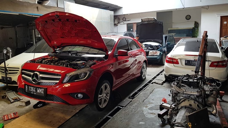 Bengkel spesialis mobil Eropa