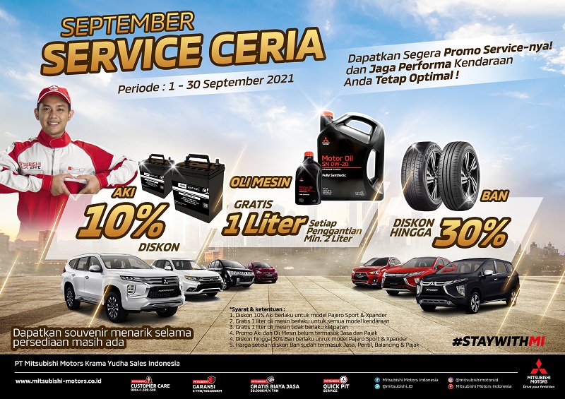 layanan aftersales mitsubsihi september 2021