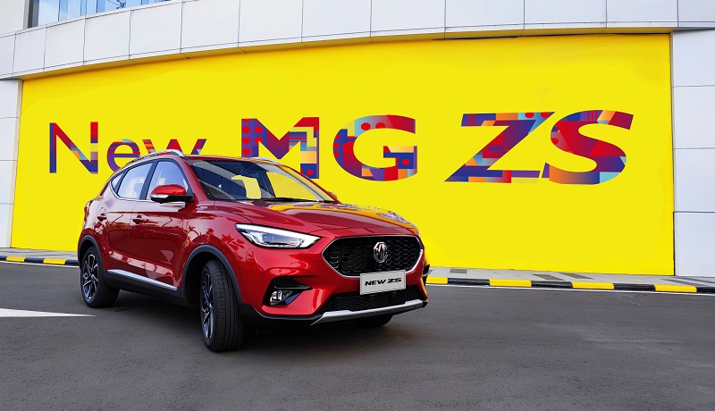 spesifikasi mg zs facelift - tampak depan