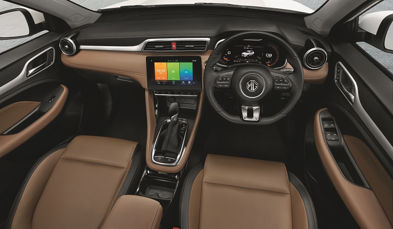 spesifikasi mg zs facelift - interior