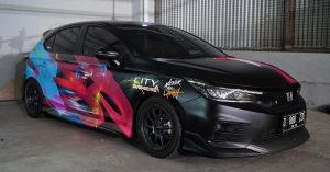Modifikasi Honda City Hatchback RS, Berlabur Grafity