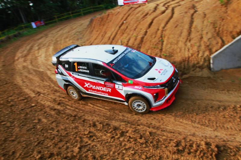 Xpander AP4 Mati Turbo, Rifat Masih Bertaji di Sprint Rally! Xpander AP4