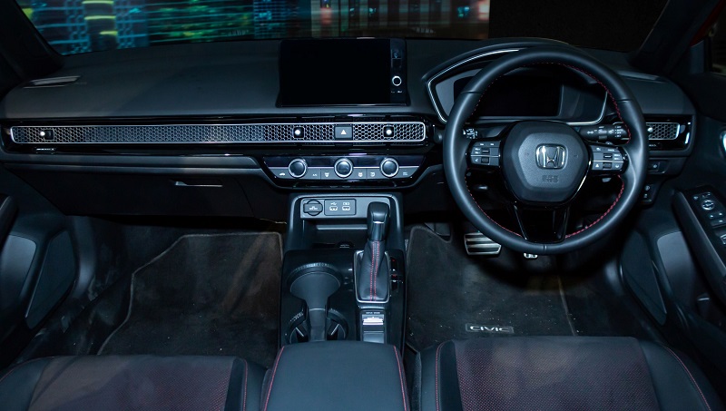 kekurangan honda civic rs 2021 - dashboard