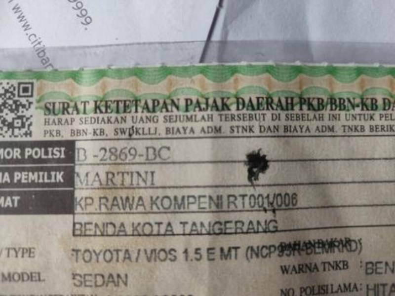 Cara Membuat STNK yang Hilang