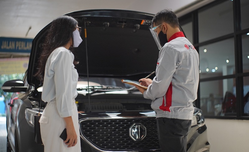 periksa mobil mg gratis