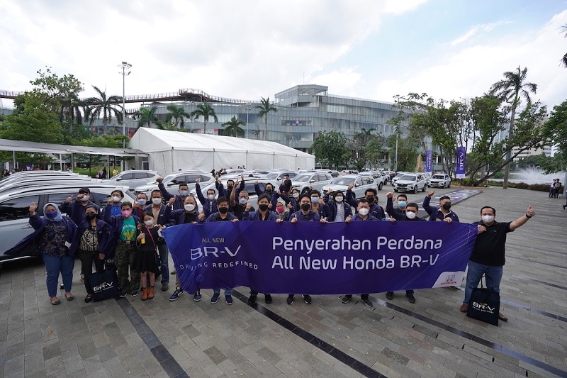 all new honda br-v mulai dikirim ke konsumen