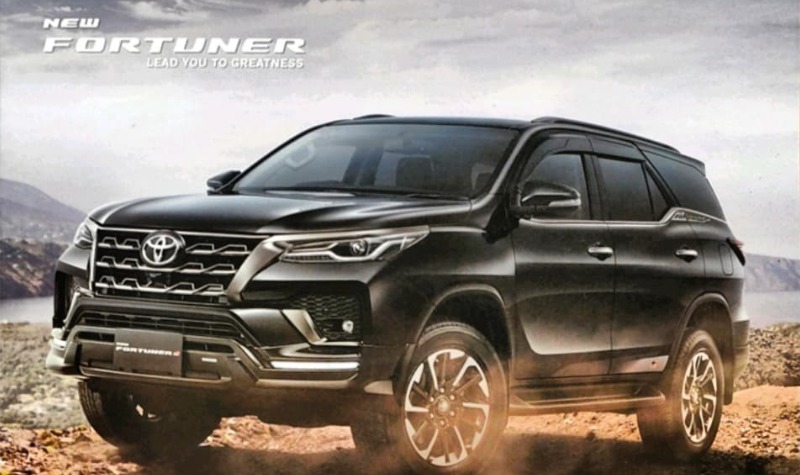 bocoran toyota fortuner 2.8 liter diesel - eksterior