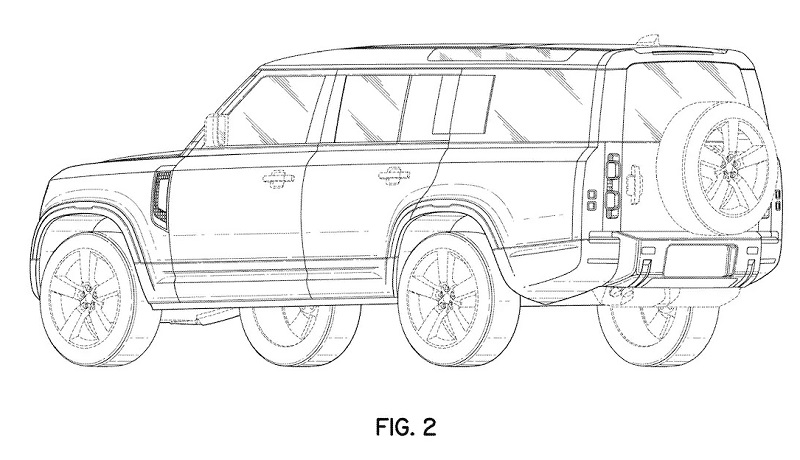 land rover defender 7-seater 001 - tampak belakang