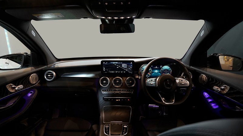 harga mercedes-benz glc night edition - interior