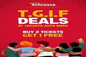Promo Tiket Jakarta Auto Week, Beli 2 Gratis 1