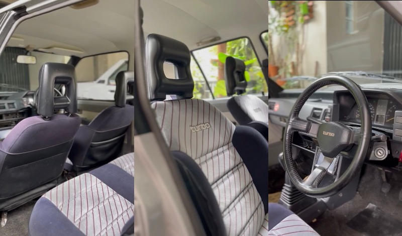 toyota starlet turbo look ep71 - interior