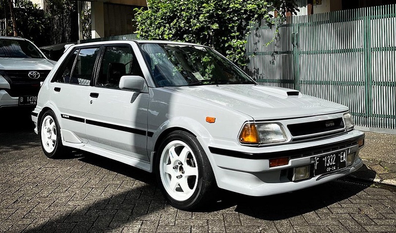 toyota starlet turbo look ep71 - tampak depan
