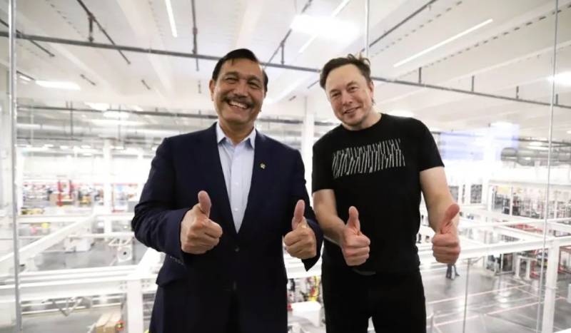 Luhut Bertemu Elon Musk