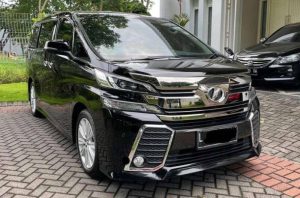 Spesifikasi Toyota Vellfire Personel Debu yang Ringsek