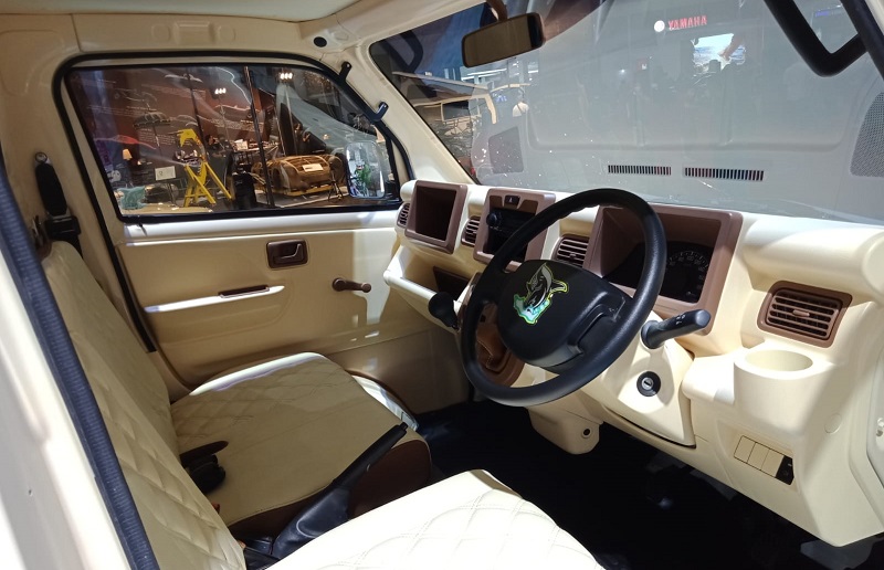 modifikasi suzuki carry surf truck - interior