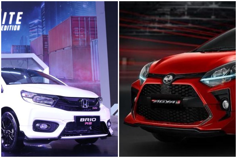 Honda Brio RS Urbanite vs Toyota Agya GR Sport
