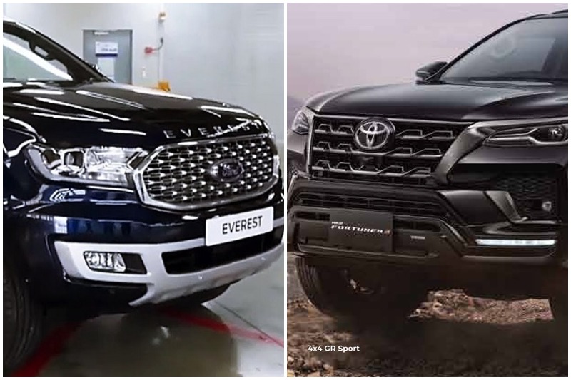ford everest titanium vs toyota fortuner 2.8