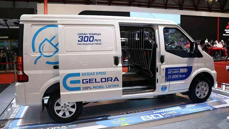 DFSK Gelora E Blind Van Laku 70 Unit Sepanjang PEVS 2023! DFSK Gelora E Blind Van diborong DHL logistik