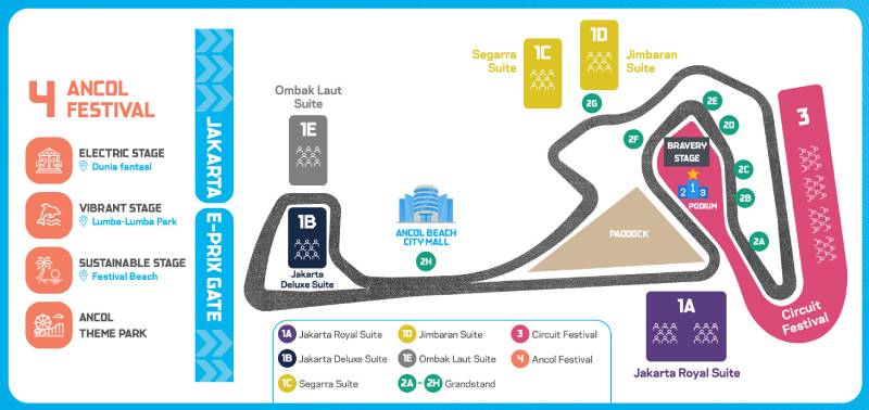 Harga tiket Formula E Jakarta, dari VIP sampai Festival Harga tiket Formula E Jakarta