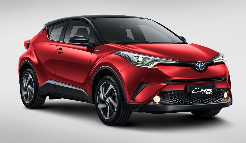 eksterior toyota c-hr hybrid dengan tss - tampak depan