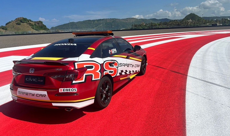 honda civic rs jadi safety car mandalika track day 2022 001