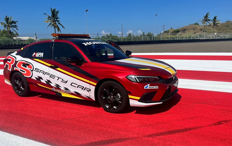 honda civic rs jadi safety car mandalika track day 2022 002