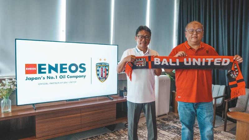 Pelumas Eneos jadi sponsor bali united