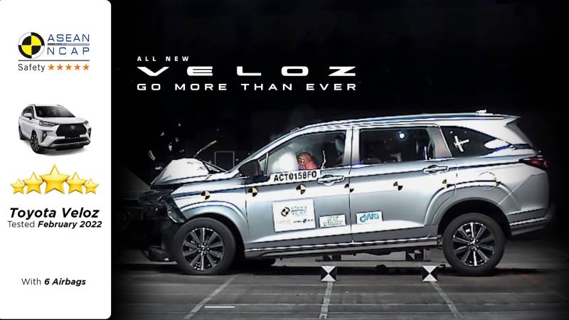 All New Veloz Raih Bintang 5 dari ASEAN NCAP