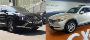 Komparasi Mazda CX-8 Vs Hyundai Santa Fe 2022, Siapa  Terbaik?