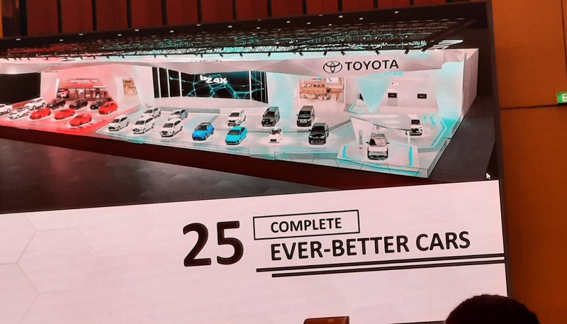 toyota bawa 7 mobil baru di giias 2022 - bz4x