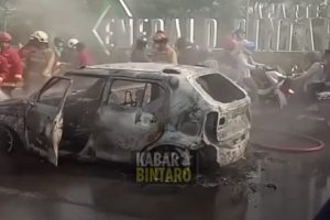 Suzuki Ignis Terbakar di Bintaro, Ini Penyebabnya