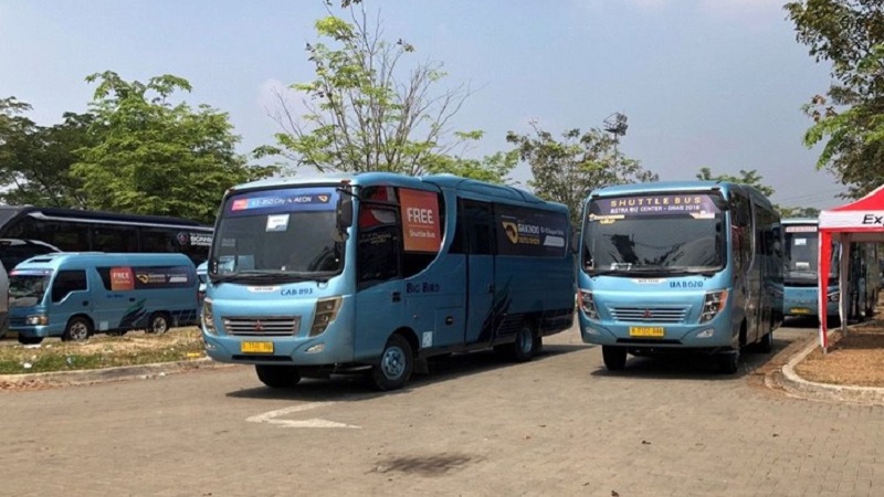 Shuttle bus ke GIIAS 2024