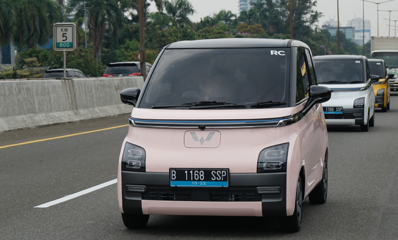 mencoba wuling air ev