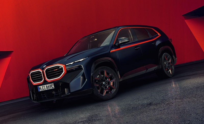 bmw xm phev label red