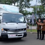 Mitsubishi Fuso eCanter Mulai Uji Coba Jadi Truk Logistik di Banten!