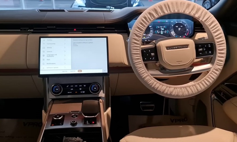 spesifikasi range rover 2022 - interior