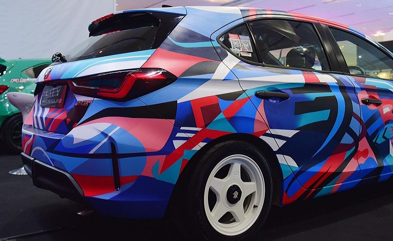 honda city hatchback rs kolaborasi tutugraff dan turbo bastard