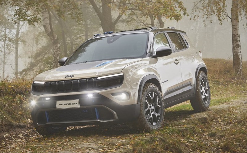 Spesifikasi Jeep Avenger: SUV Listrik Pertama, Dijual 2023! jeep avenger - tampak depan