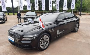6 Mobil listrik di KTT G20, Ada Genesis G80 LWB Edisi Khusus!