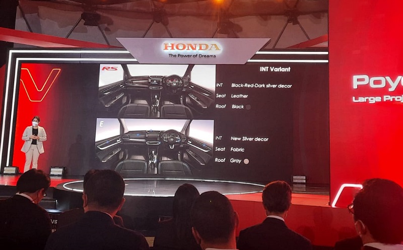 interior honda wr-v e cvt