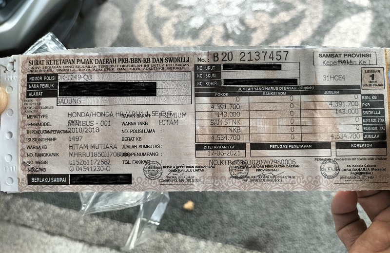 Cara Cek Pajak Kendaraan Bali Online Terbaru dan Bayarnya cara cek pajak kendaraan bali