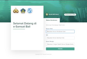 Cara Cek Pajak Kendaraan Bali Online Terbaru dan Bayarnya