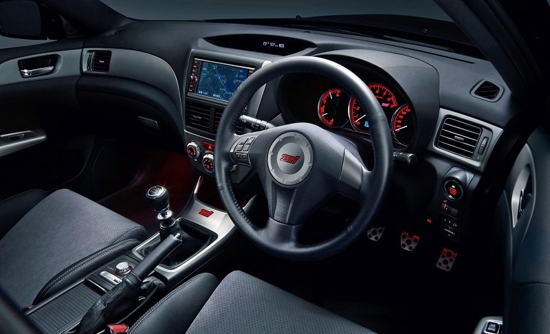 interior subaru wrx gen-3