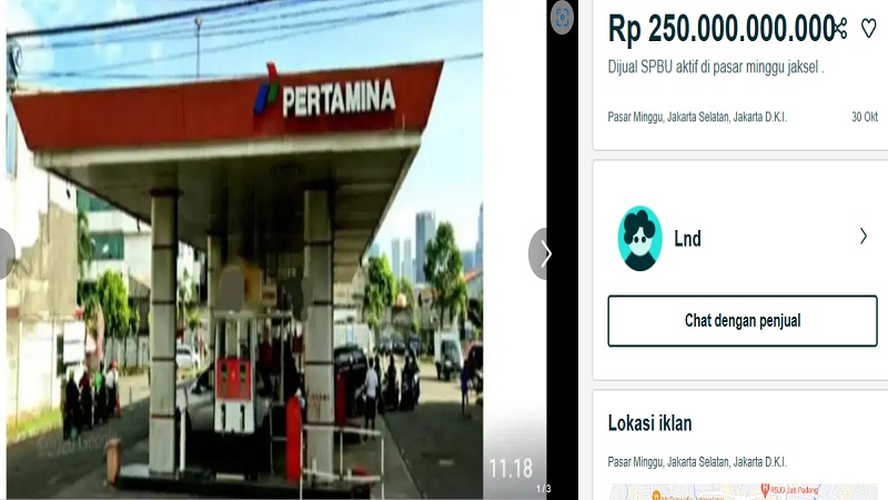 SPBU Pertamina banyak dijual