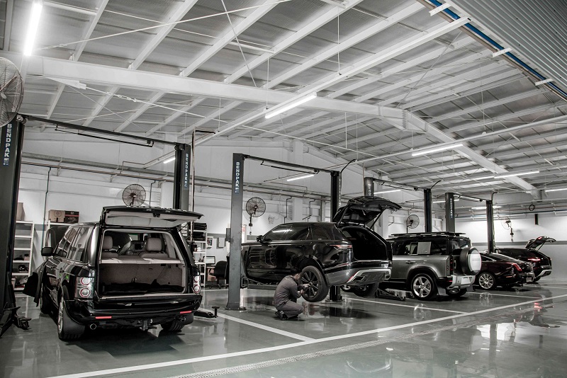 diler jaguar land rover pik - bengkel