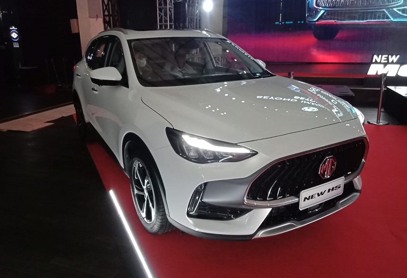 spesifikasi mg hs facelift 2023 - tampak depan