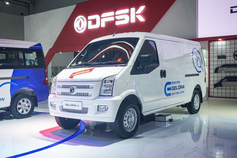 DFSK Gelora E Blind Van Laku 70 Unit Sepanjang PEVS 2023! DFSK Gelora E Blind Van diborong DHL logistik